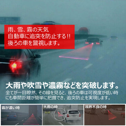 LEDレーザーフォグランプ フォグバルブ LEDレーザーフォグライト 信号ライト バックライト 追突防止 12V