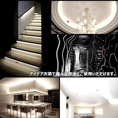 5m LEDテープライト LEDテープ LED300連 SMD ホワイト テープ型 DC12V 防水 カットOK ブラックベース イルミネーションに・室内・フットライト