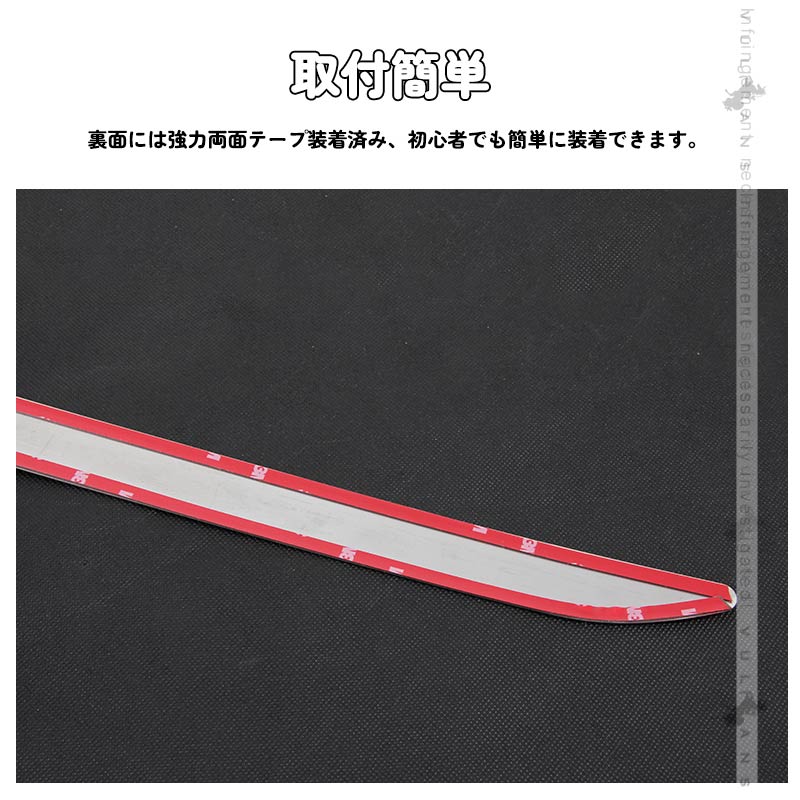 プリウス30系 後期専用 ステンレス バックドアガーニッシュ リアドア メッキガーニッシュ ドア パネル カバー リアゲート ガーニッシュ