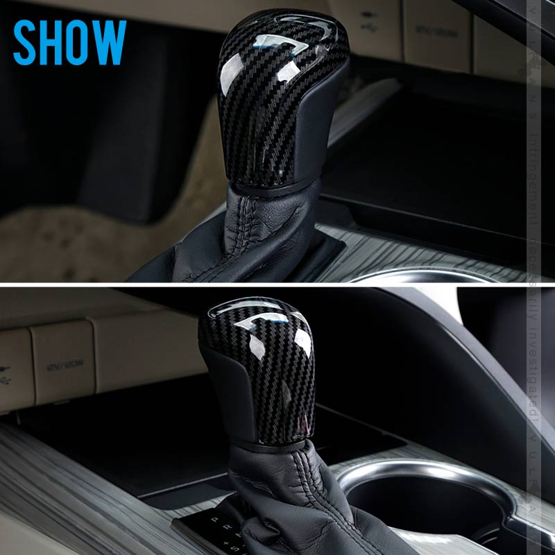 新型カムリ 70系 カーボン調 シフトノブカバー 1PCS インテリアパネル 内装 パーツ アクセサリー カスタム スポーツ CAMRY