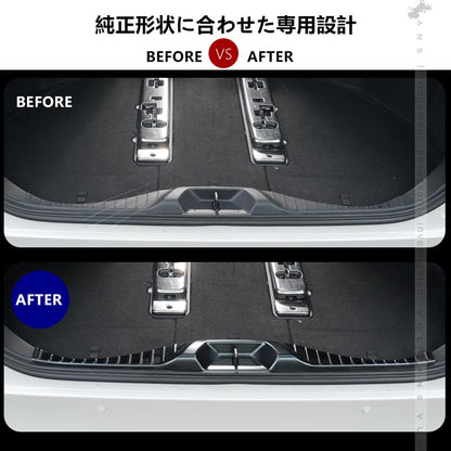 アルファード ヴェルファイア 40系 ラゲッジスカッフプレート SUS304ステンレス ステップガード 選べる2色 保護 ガーニッシュ 内装 パーツ アクセサリー トヨタ