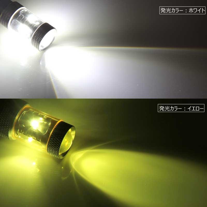 30W LEDバルブ S25s/1156/BA15s LEDシングル球 専用ケルビンカバー付属 ウインカー ウィンカー OSRAMチップ6個搭載 アルミヒートシンク 2個 赤 青 黄 白