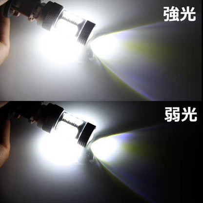 30W LEDバルブ T20/7443 LEDダブル球 専用ケルビンカバー付属 バック OSRAMチップ6個 ポジション アルミヒートシンク 2個 赤 青 黄 白