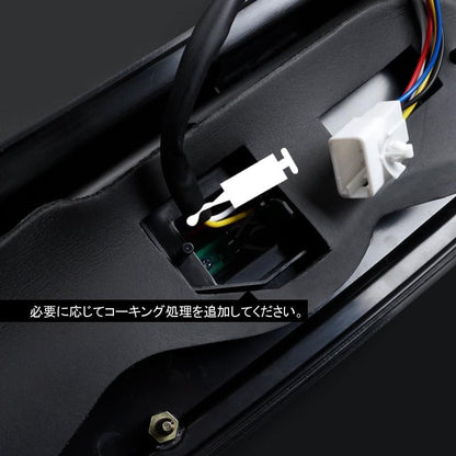 ハイエース200系 1型~5型 フルLEDテールランプ 左右セット ファイバー ブレーキランプ バックランプ ウインカーランプ クリア仕様 外装パーツ