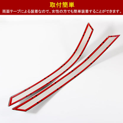 ノア ヴォクシー 80系 ヘッドライトガーニッシュ ヘッドライト周り ヘッドライトトリム ステンレス製 外装 パーツ