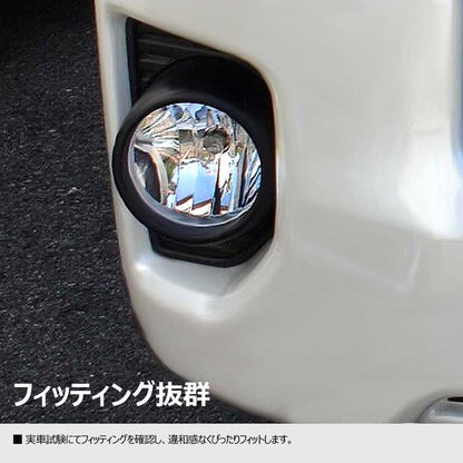 ハイエース 200系 4型 フォグランプ 純正タイプ 後付け バンパー フロント エアロパーツ フォグライト ドレスアップ 標準ボディー/ワイドボディー 左右set
