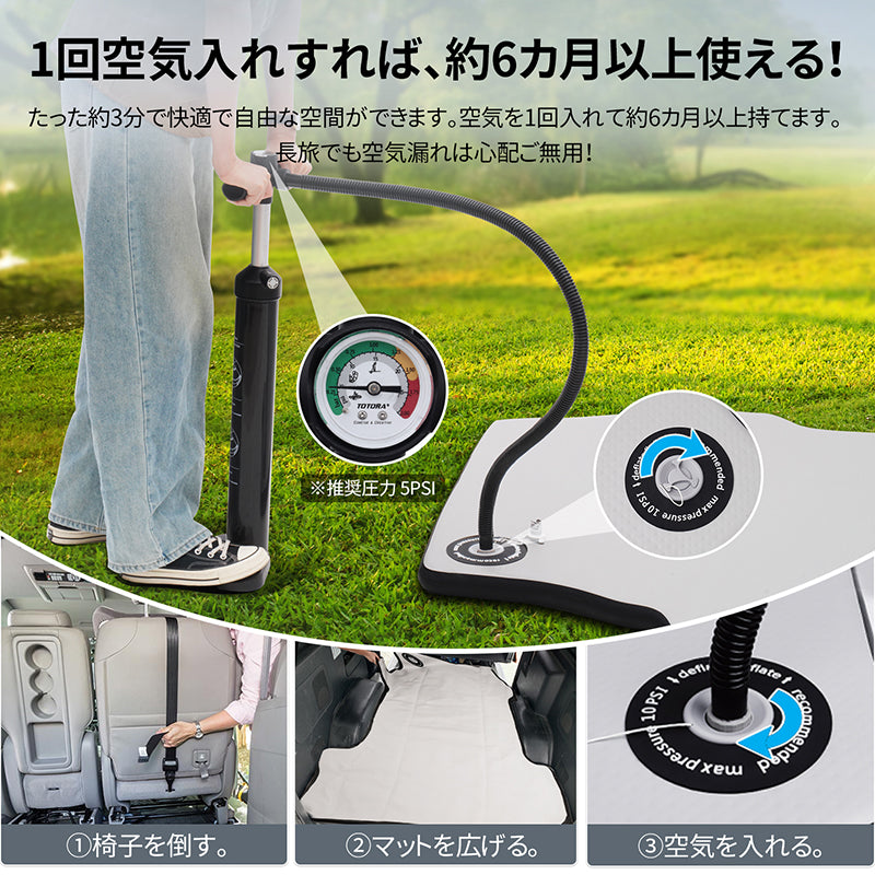 ハイエース 200系 ス一パ-GL 標準ボディ-専用 工ア一ベッド 車中泊 マット 折りたたみ 後部座席 車用ベッド ベットキッド 車中泊ベッド グッズ 後部座席マット 車中泊マット レジャー 防水 折畳み レザー キャンプ マット