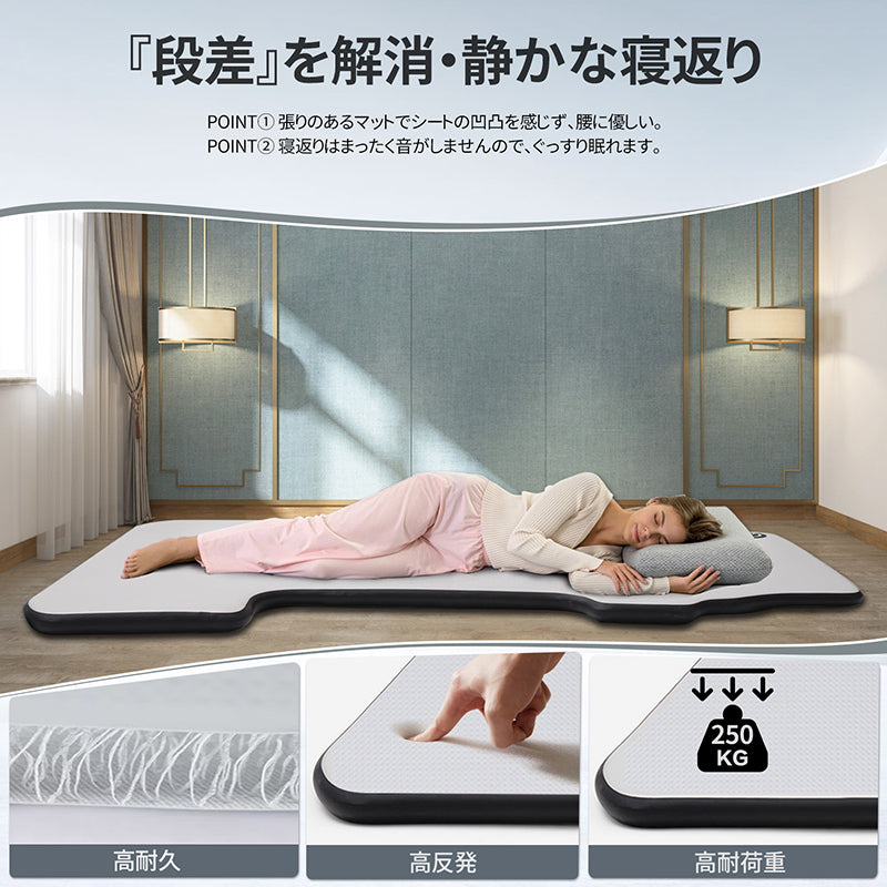 ハイエース 200系 ス一パ-GL 標準ボディ-専用 工ア一ベッド 車中泊 マット 折りたたみ 後部座席 車用ベッド ベットキッド 車中泊ベッド グッズ 後部座席マット 車中泊マット レジャー 防水 折畳み レザー キャンプ マット