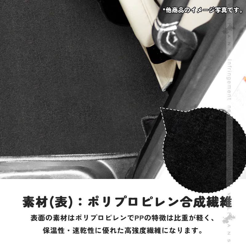 ヴェルファイア 30系 アルファード 30系 ハイブリッド車 2列目シート/手動オットマン 専用 セカンドラグマット Sサイズ