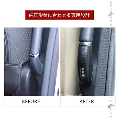 アルファード30 30系 ヴェルファイア30 30系 LEDウェルカムライト LEDフットランプ ウエルカムランプ 2個 ホワイト