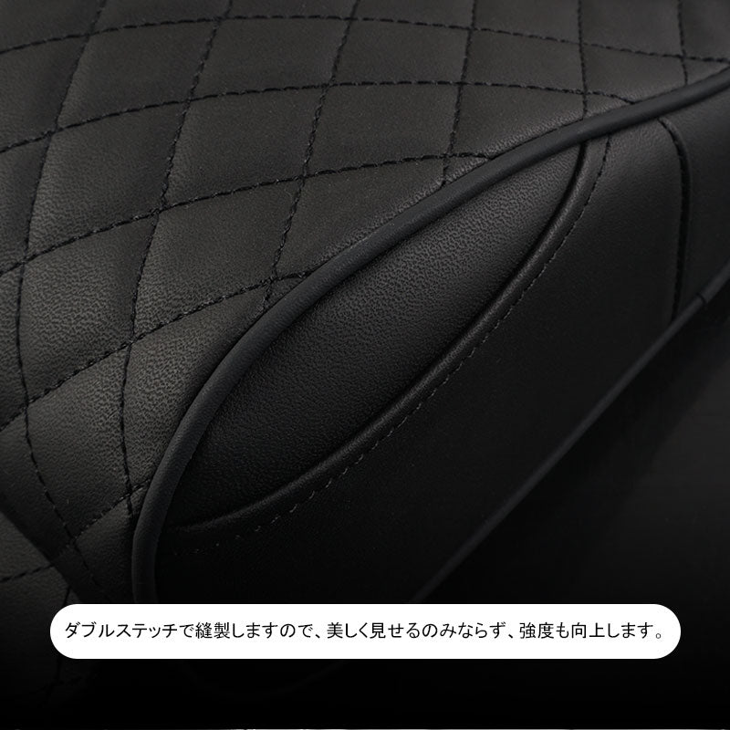手置き アームレストクッション ブラック 両側ポケット付 肘掛け 形状記憶クッションアームレスト コンソールパッド 車載 汎用 内装 パーツ エクストレイル T32