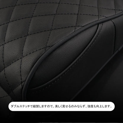 手置き アームレストクッション ブラック 両側ポケット付 肘掛け 形状記憶クッションアームレスト コンソールパッド 車載 汎用 内装 パーツ エクストレイル T32