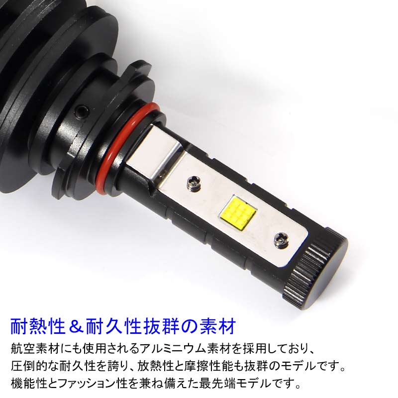 PHILIPS社製 4500LM LEDヘッドライト HB4/9006 50W 6500k 12v/24v対応 ヘッドランプ ライト フォグランプ 1年保証付 車検対応