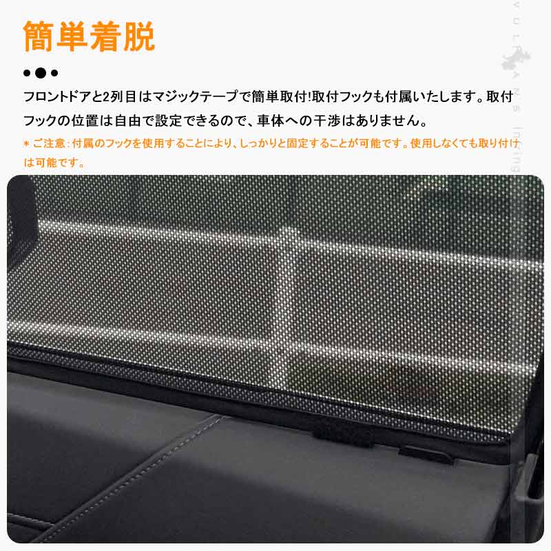 PRIUS 50系 プリウス 50系 シェード メッシュカーテン 日よけ インテリア 遮光カーテン UVカット 紫外線 内装品 フロントドア 4枚set