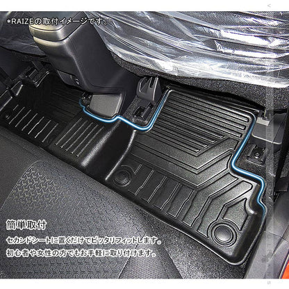 C-HR ZYX10/NGX50 前期 ガソリン車用 3Dセカンドマット キズや汚れ防止 TPE材質 立体成型 カーマット 内装 カスタム パーツ 消臭 抗菌効果 CHR フロアーマット