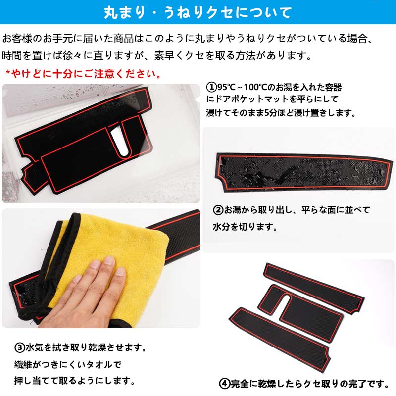 セレナ C25 ロゴ入り ドアポケットマット ゴムゴムマット インテリア 水洗いOK 夜光色 コンソール ドリンクホルダーに 22枚set