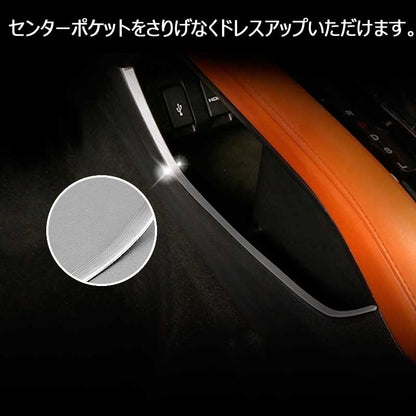 VEZEL ホンダ ベゼル ヴェゼル センターポケットガーニッシュ センターコンソールガーニッシュ カスタム内装パーツ 2P