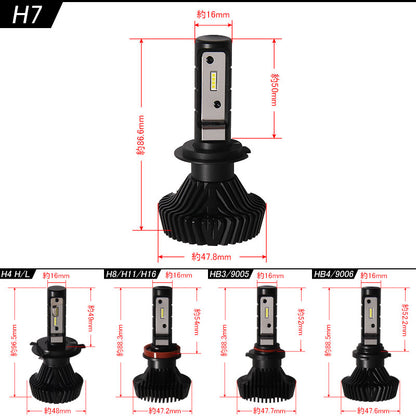 H7 LEDヘッドライト LEDフォグランプ 4500LM 40W 12V24V 2個set 取付簡単 電装品 カー用品 車 パーツ