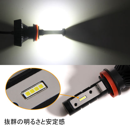 H8/H11/H16 LEDヘッドライト LEDフォグランプ 4500LM 40W 12V24V 2個set 取付簡単 電装品 カー用品 車 パーツ