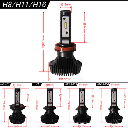 H8/H11/H16 LEDヘッドライト LEDフォグランプ 4500LM 40W 12V24V 2個set 取付簡単 電装品 カー用品 車 パーツ