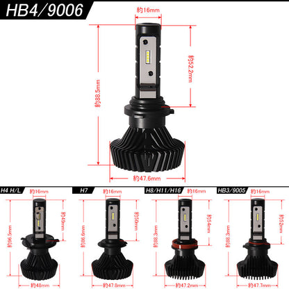 HB4/9006 LEDヘッドライト LEDフォグランプ 4500LM 40W 12V24V 2個set 取付簡単 電装品 カー用品 車 パーツ