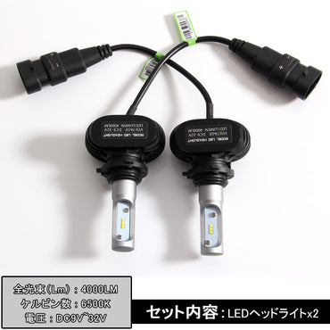 HB4/9006 LEDヘッドライト LEDフォグランプ 8000LM ワンピース 一体型 SEOUL CSPチップ DC9V~32V 取付簡単 電装品 パーツ