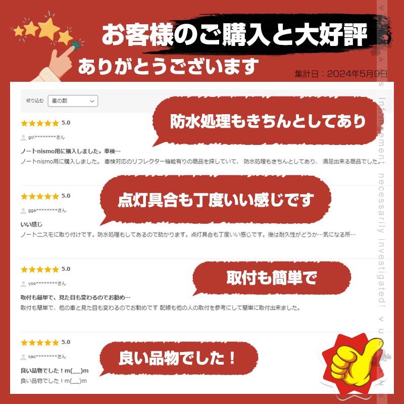 日産 X-TRAIL エクストレイル T32 LEDリフレクターランプ テールライト 車検対応 反射板付 スモール/ブレーキ連動 ブレーキランプ LEDリフレクター 左右セット