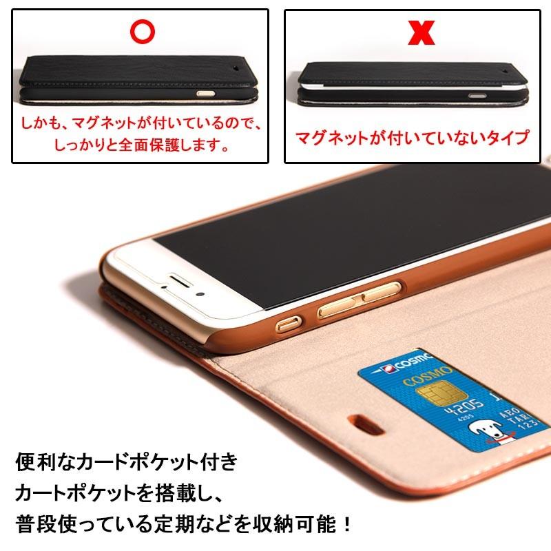 iPhone 7 アイフォン7 PUレザー 手帳型ケース スマホケース スマホカバー カード収納可能 マグネットタイプ キャメル
