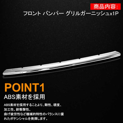 SERENA 日産 新型 セレナ C27系 ハイウェイスター 外装 パーツ ロア グリル ガーニッシュ フロント バンパー グリル メッキ フレーム ドレスアップ カスタム