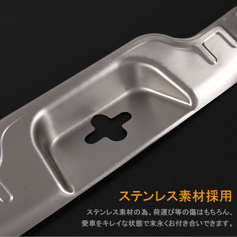 新型 セレナ C27 ラゲッジスカッフプレート SUS304ステンレス G X S ハイウェイスター リア ガーニッシュ スカッフボード 傷予防 内装品 パーツ 日産