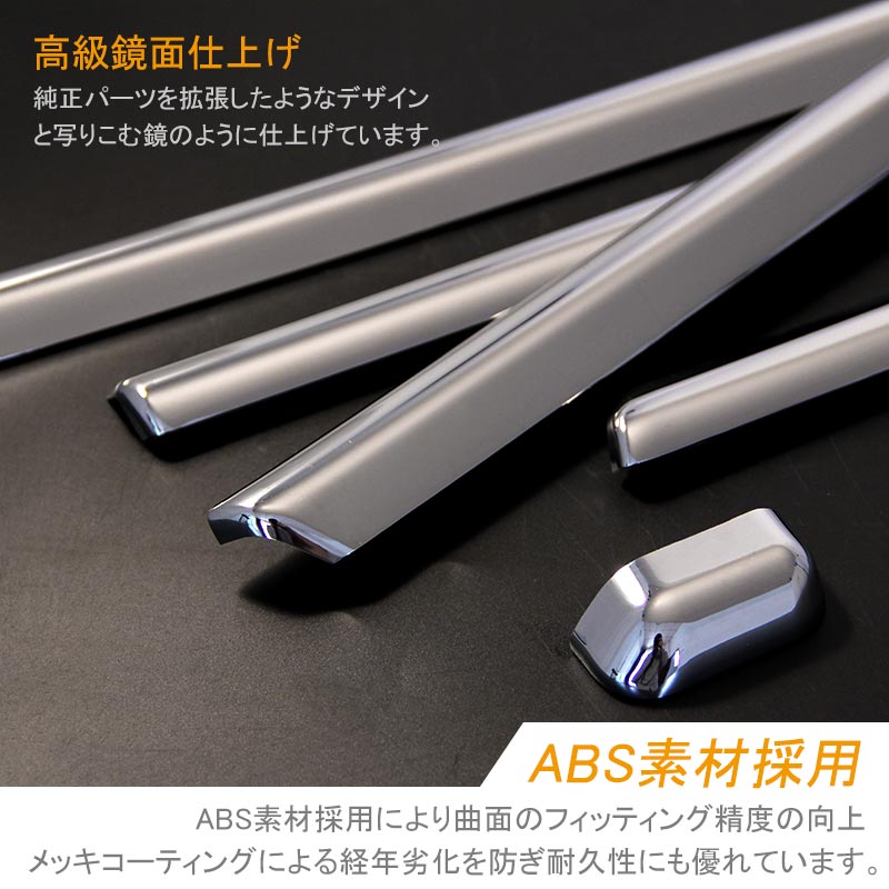 日産 新型 SERENA セレナ C27系 ハイウェイスター 専用 外装 パーツ サイド ドア モール ガーニッシュ サイドスカート フレーム