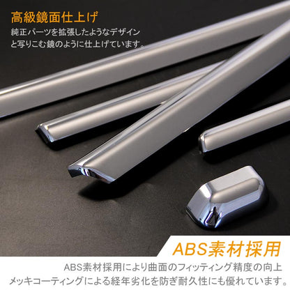 日産 新型 SERENA セレナ C27系 ハイウェイスター 専用 外装 パーツ サイド ドア モール ガーニッシュ サイドスカート フレーム