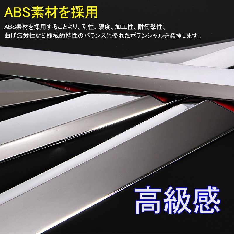 SERENA 日産 新型 セレナ C27 サイド ドアモール ガーニッシュ サイド ドア ガーニッシュ メッキ サイドスカート フレーム カスタム パーツ 4P