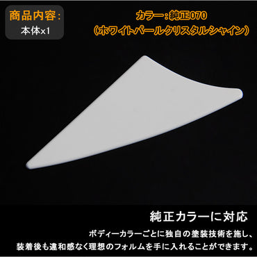 アルファード ヴェルファイア 30系 サブミラー スムージングカバー ABS 純正カラー対応 070 フェンダーミラー サイドアンダーミラー トヨタ ALPHARD VELLFIRE