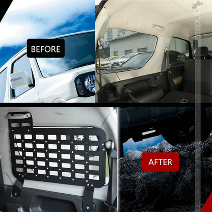 ジムニー JB23 シエラ JB43 トランク拡張棚 トランク収納ラック ブラケット 荷物棚 吊り下げ収納 耐重 パーツ 内装 パーツ 用品 Aタイプ サイドストレージ