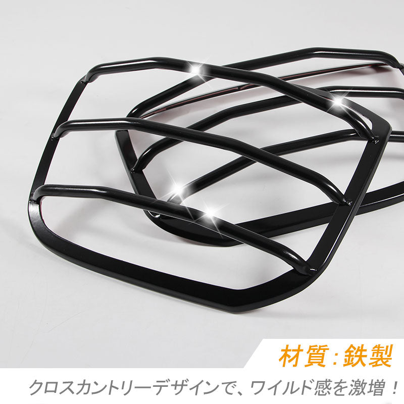 ジムニー JB43 鉄製 ヘッドライトガーニッシュ ヘッドライトカバー アクセサリー カスタム パーツ 用品 JIMNY