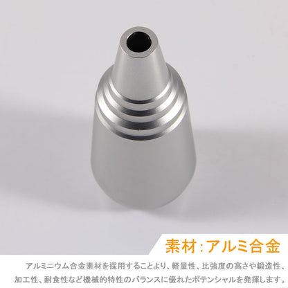 ジムニー JB23/43 アクセサリー カスタム パーツ 用品 JIMNY アルミ合金 シフトノブ シフト周りガーニッシュ シルバー