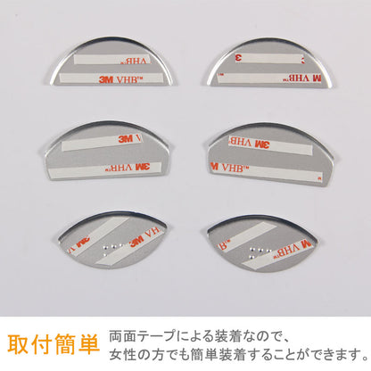 ジムニー JB23/43 アルミ合金 エアコン吹き出し口ガーニッシュ エアコンダクト 6P シルバー アクセサリー カスタム パーツ 用品 JIMNY