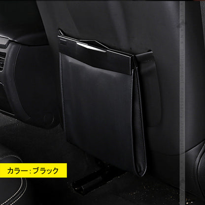 折り畳み式荷物収納 カー用品 携帯ゴミ箱 壁掛け 自動車用 車用 ゴミ袋 後部座席 ダストボックス 車載用 便利グッズ ブラウン