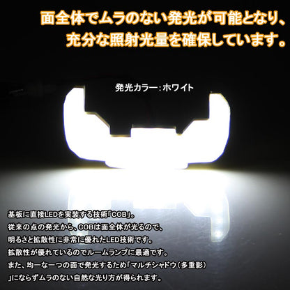 JIMNY ジムニー JB23W（4～8型） COB面発光 LEDルームランプ ホワイト LEDルームライト 室内灯 内装 パーツ