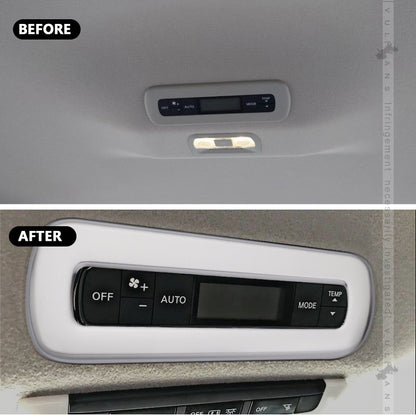 日産 セレナ C28 リアエアコンスイッチパネル サテンシルバー リアエアコンスイッチガーニッシュ カバー インテリアパネル 内装 カスタム パーツ