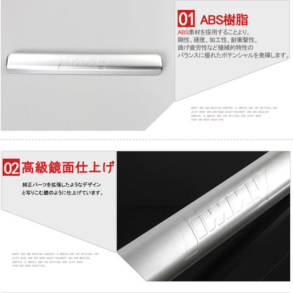 ジムニー JB23/43 インテリアパネル フロントボックスガーニッシュ シルバー アクセサリー カスタム パーツ 用品 JIMNY