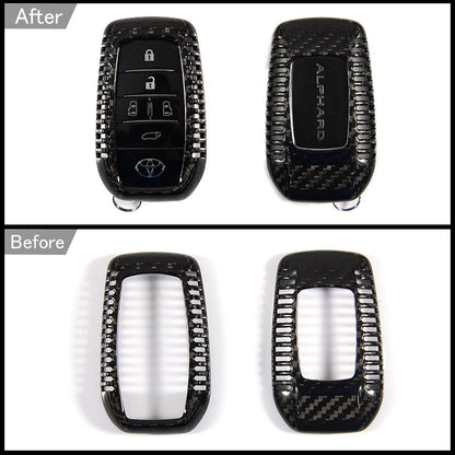 アルファード ヴェルファイア 30 30系 リアルカーボン キーケース キーカーバー キーケース スマートキーケース
