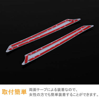 トヨタ C-HR CHR 専用設計 リアエンブレムガーニッシュ バックドアガーニッシュ リアガーニッシュ SUS304ステンレス 左右セット 外装 パーツ