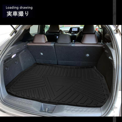 C-HR ZYX10/NGX50 3D ラゲッジマット カーマット TPV材質 CHR c-hr カスタム パーツ 内装 エアロ アクセサリー カー用品 車用品 防水 耐磨耗 1PCS