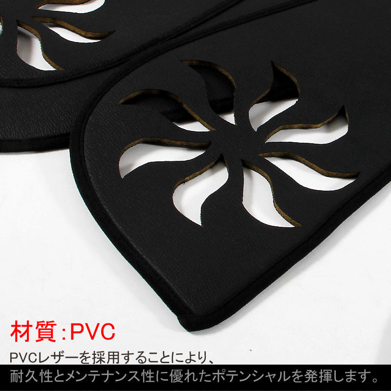 トヨタ C-HR CHR フロントドア リアドア ドアキックガード ドアトリムガード 4P PVCレザー 内装 保護 プロテクター キズ防止 アンダーカバー