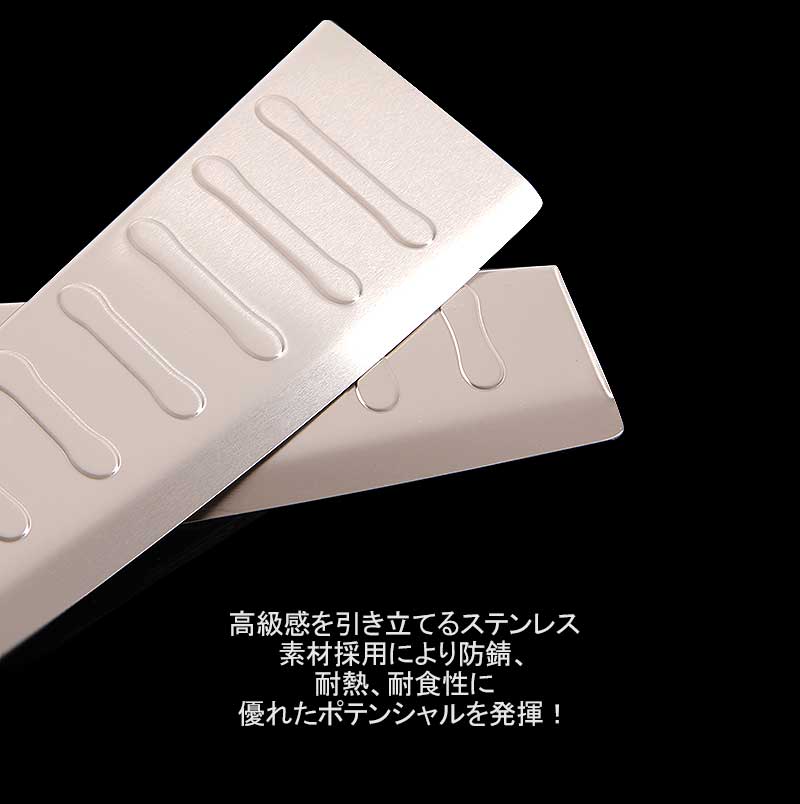 日産 新型 ノート NOTE リア ラゲッジ スカッフプレート 2P 内装 パーツ ドレスアップ カスタム アクセサリー NISSAN NOTE SUS304ステンレス 社外品