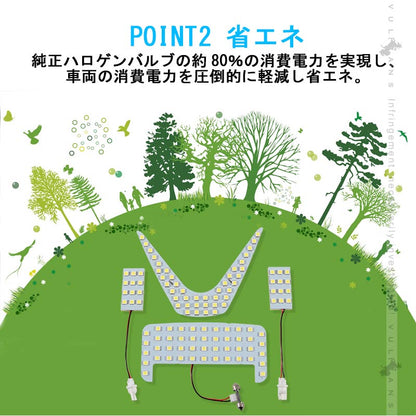 C-HR CHR LEDルームランプ 室内灯 バニティランプ TOYOTA トヨタ 内装 パーツ 4点set Aタイプ ドレスアップ パーツ カスタム エアロ アクセサリー chr c-hr