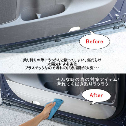 ODYSSEY ホンダ オデッセイ ドアキックガード SUS304ステンレス ドアトリムガード 内装 パーツ 保護 プロテクター キズ防止 アンダーカバー