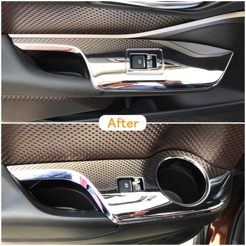 トヨタ CHR C-HR 専用 ドアスイッチカバー ドアウインドウスイッチカバー メッキ ABS樹脂 4P 内装 パーツ カスタム